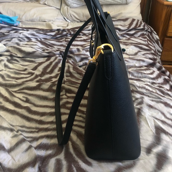 Black Lauren Ralph Lauren leather purse - Picture 2 of 7